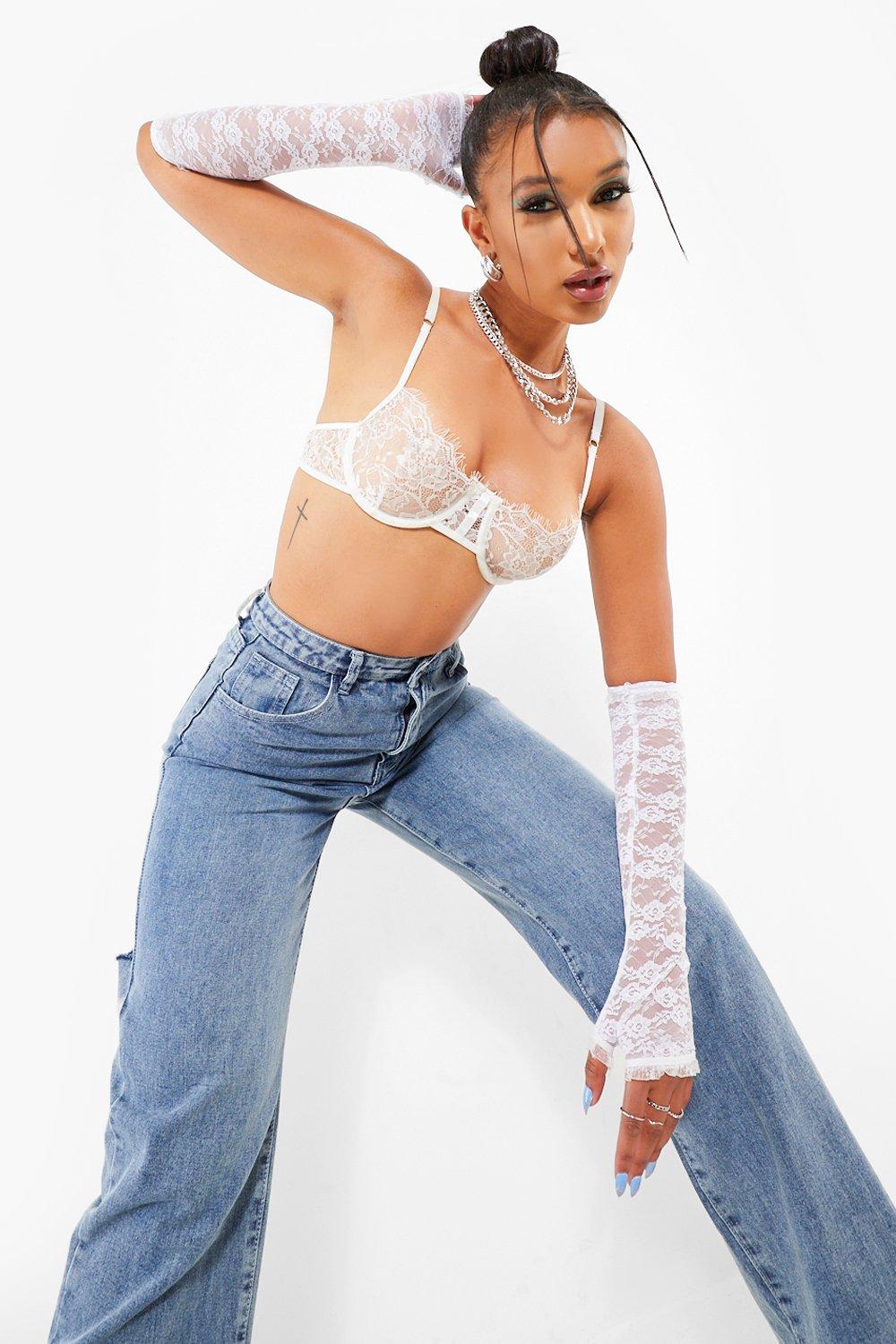 Extreme ripped best sale boyfriend jeans